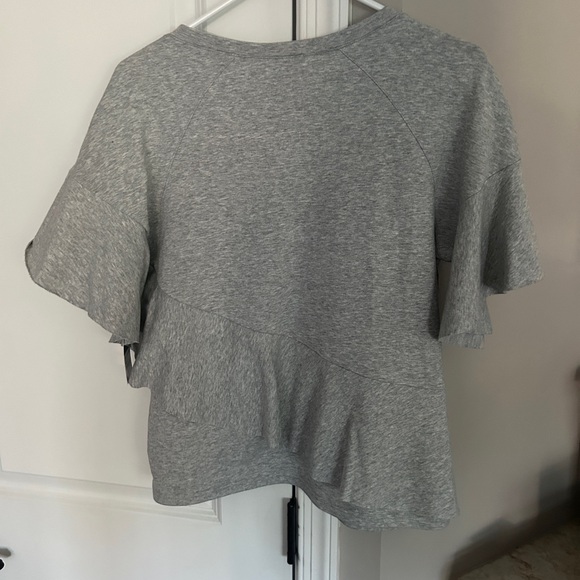 Women Project Runway Ruffle Sweatshirt Top Medium - Picture 4 of 7